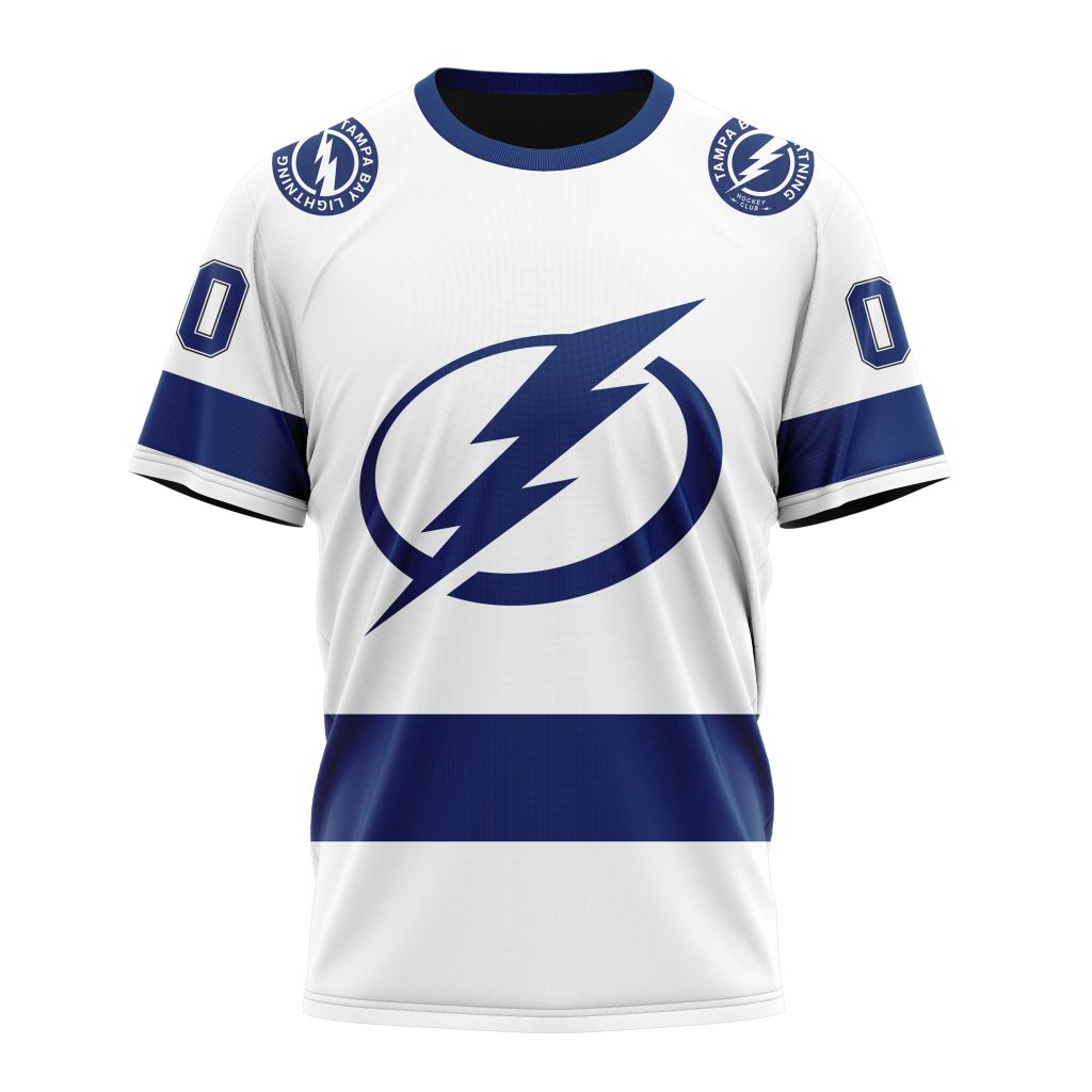 Tampa Bay Lightning Personalized Away Kits Personalized Name And Number T-Shirt Oregontrailrvpk Shirt