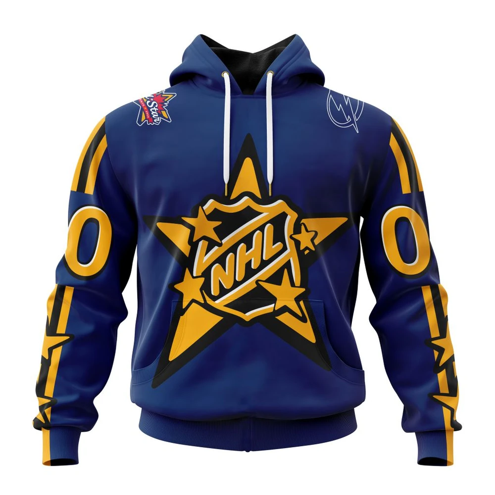 Tampa Bay Lightning Personalized NHL All-Star Game All Over Print Hoodie Style 72295