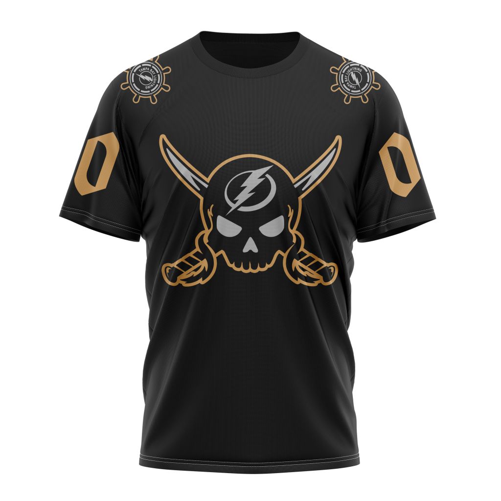 Tampa Bay Lightning Special Gasparilla Kits 2022 Personalized Name And Number T-Shirt Oregontrailrvpk Shirt
