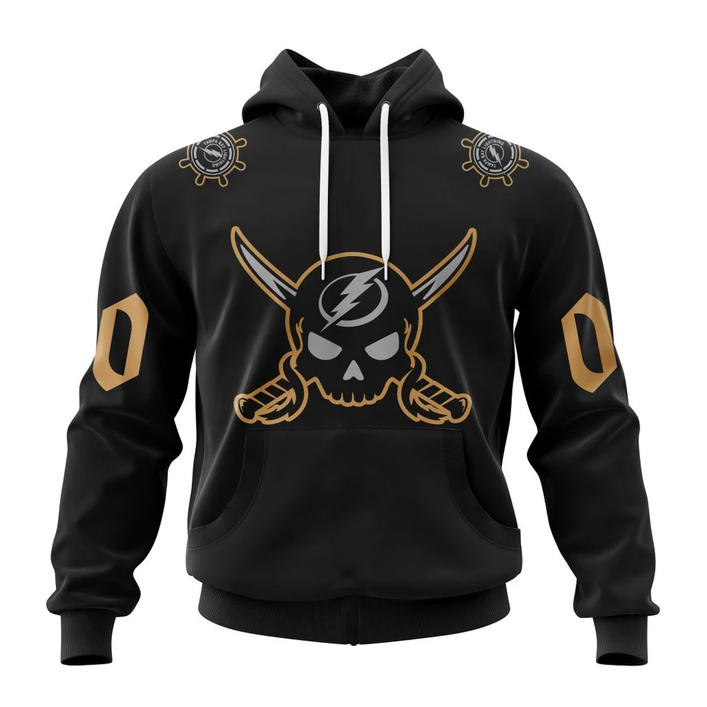 Tampa Bay Lightning Special Gasparilla Kits All Over Print Hoodie Style 99434