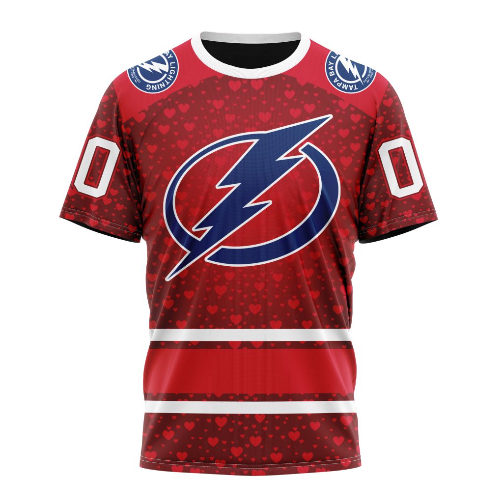 Tampa Bay Lightning Special Gift For Valentines Day 01 Personalized Name And Number T-Shirt Oregontrailrvpk Shirt
