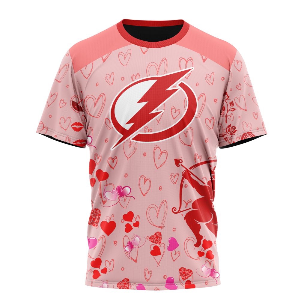 Tampa Bay Lightning Special Gift For Valentines Day 02 Personalized Name And Number T-Shirt Oregontrailrvpk Shirt