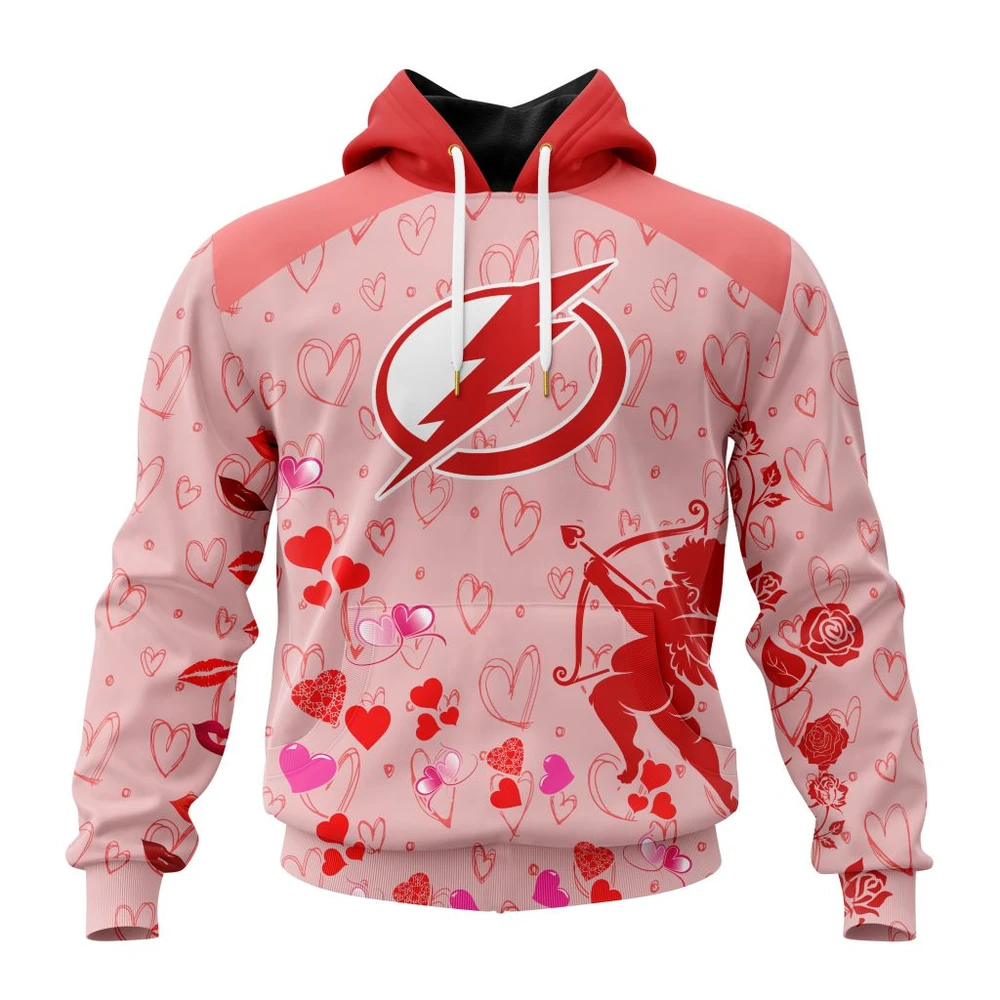 Tampa Bay Lightning Special Gift For Valentines Day All Over Print Hoodie Style 29147