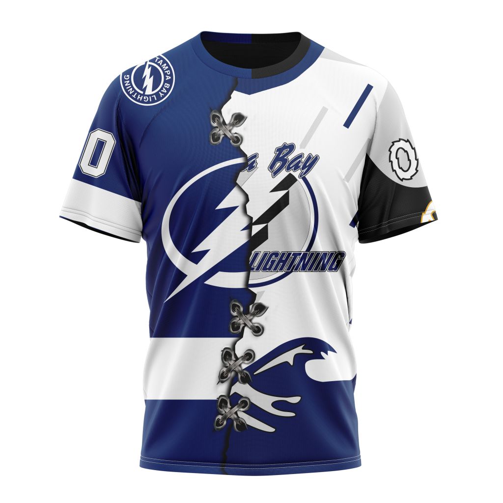 Tampa Bay Lightning Special Home Mix Reverse Retro Personalized Kits Personalized Name And Number T-Shirt Oregontrailrvpk Shirt
