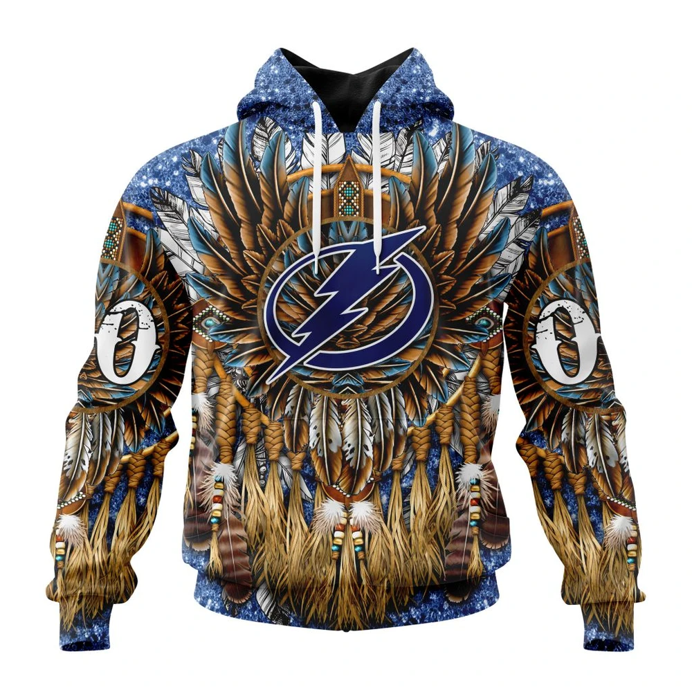 Tampa Bay Lightning Special Native Costume Design All Over Print Hoodie Style 83586