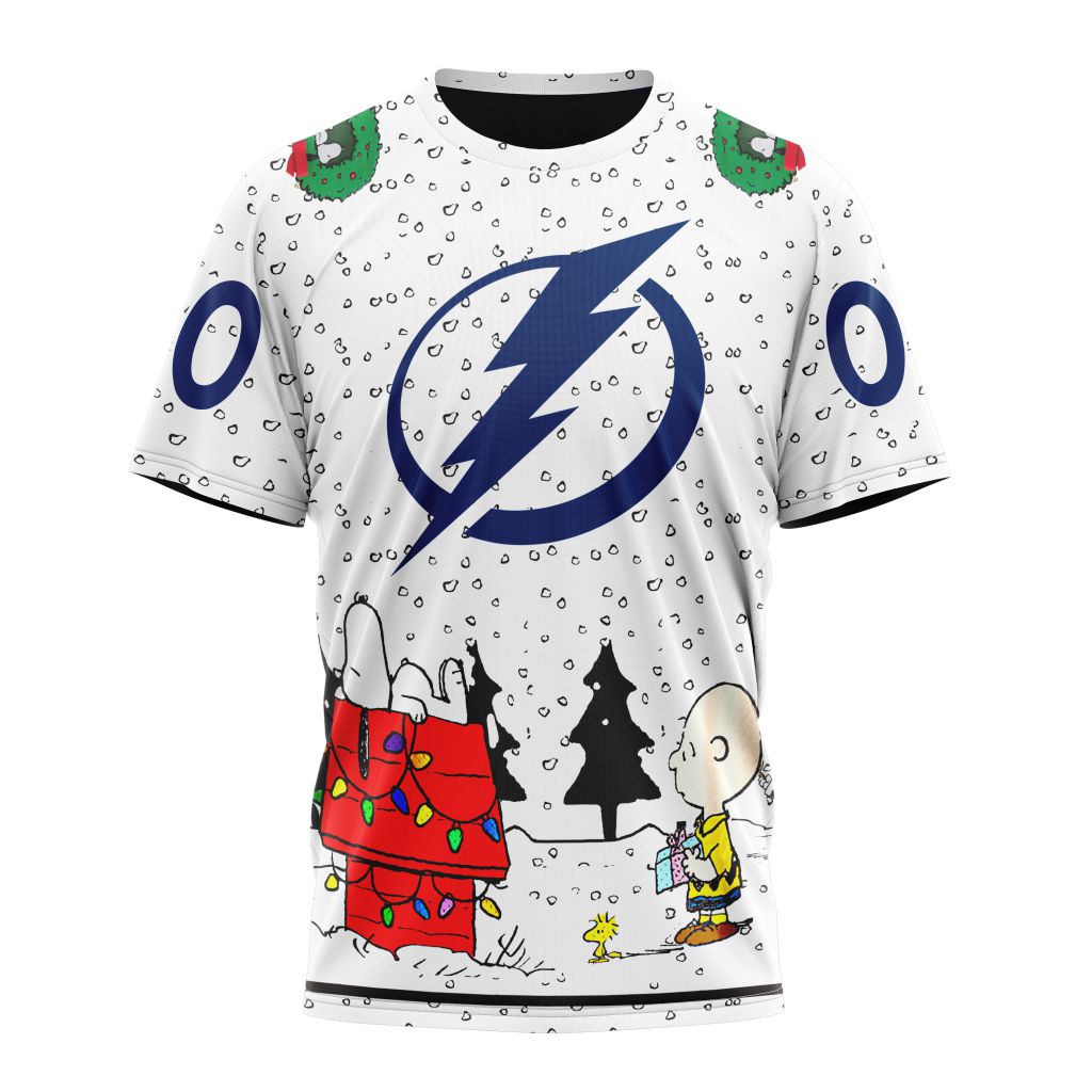 Tampa Bay Lightning Special Peanuts Design Personalized Name And Number T-Shirt Oregontrailrvpk Shirt