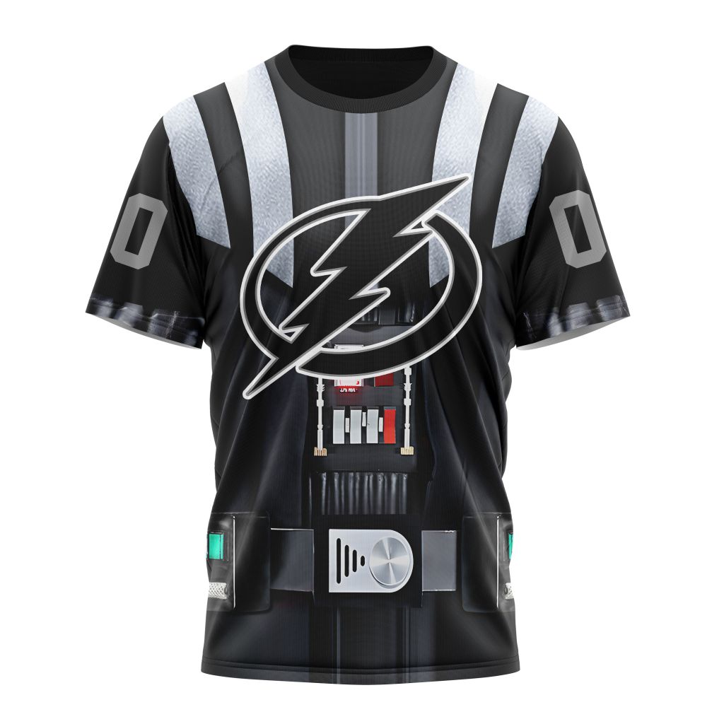 Tampa Bay Lightning Special Star Wars Darth Vader Design 01 Personalized Name And Number T-Shirt Oregontrailrvpk Shirt