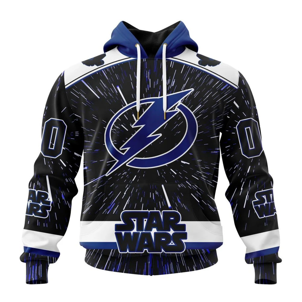 Tampa Bay Lightning Special Star Wars Design All Over Print Hoodie Style 89170