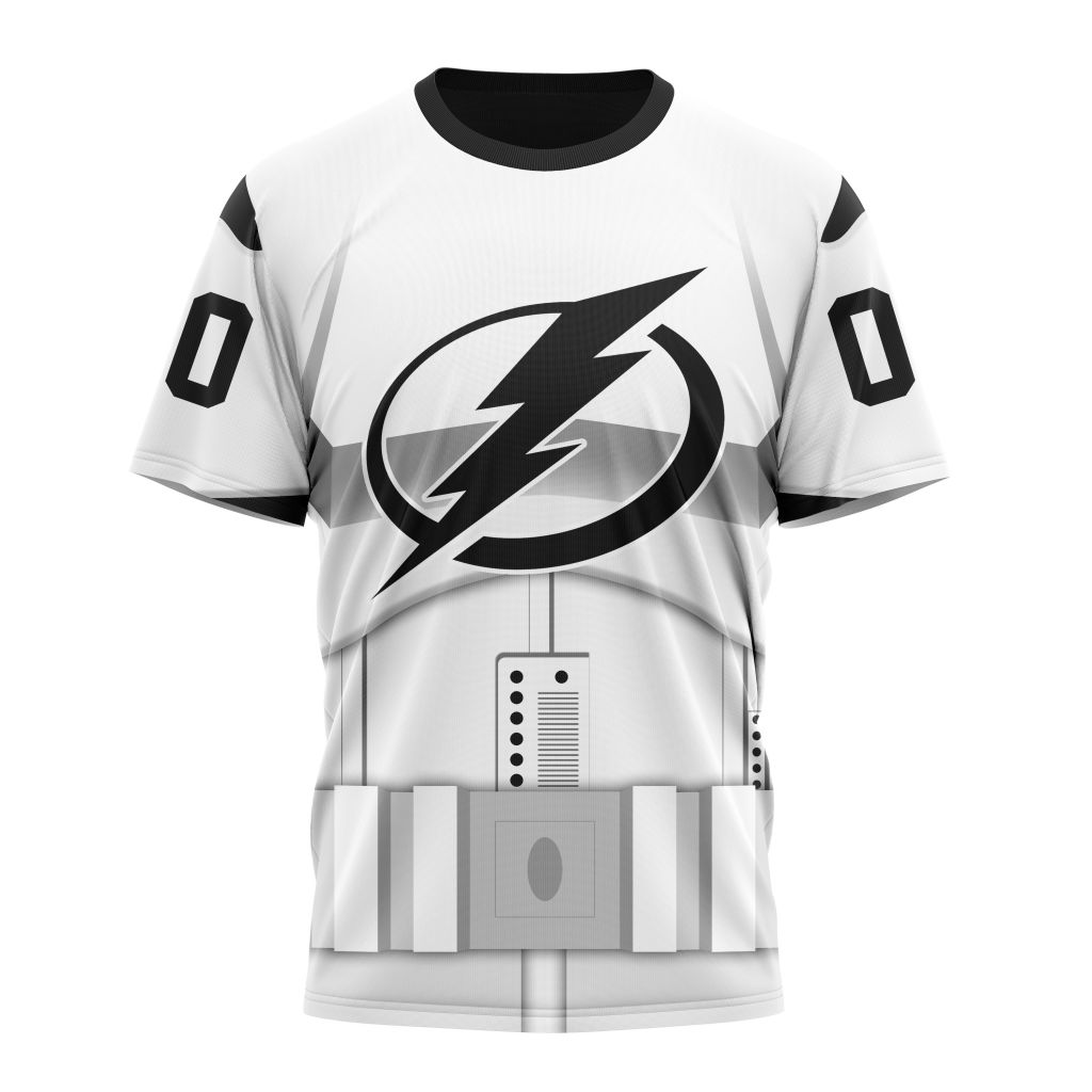 Tampa Bay Lightning Special Star Wars Stormtroopers Design Personalized Name And Number T-Shirt Oregontrailrvpk Shirt