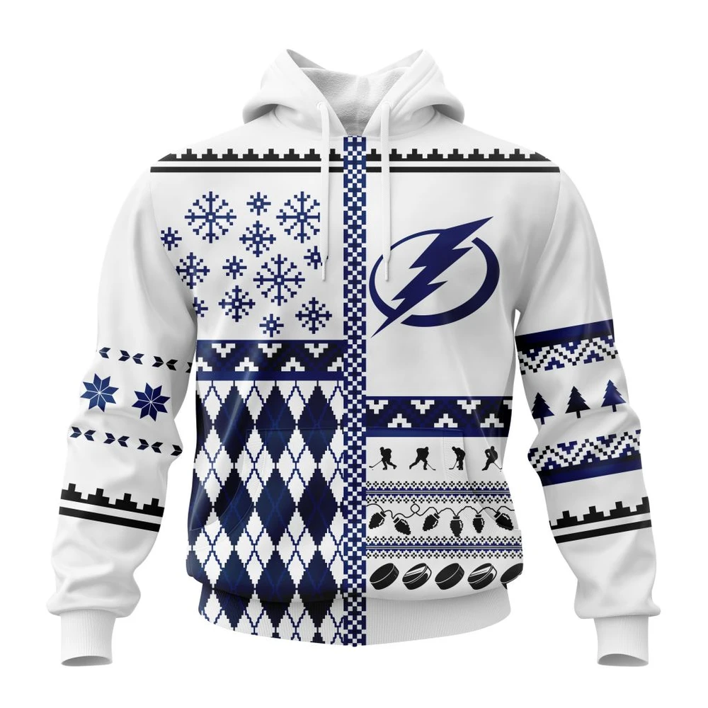 Tampa Bay Lightning Specialized Unisex Christmas Is Coming All Over Print Hoodie Style 40268