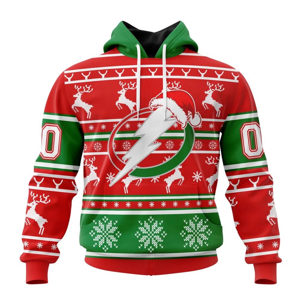 Tampa Bay Lightning Specialized Unisex Christmas Is Coming All Over Print Hoodie Style 88201