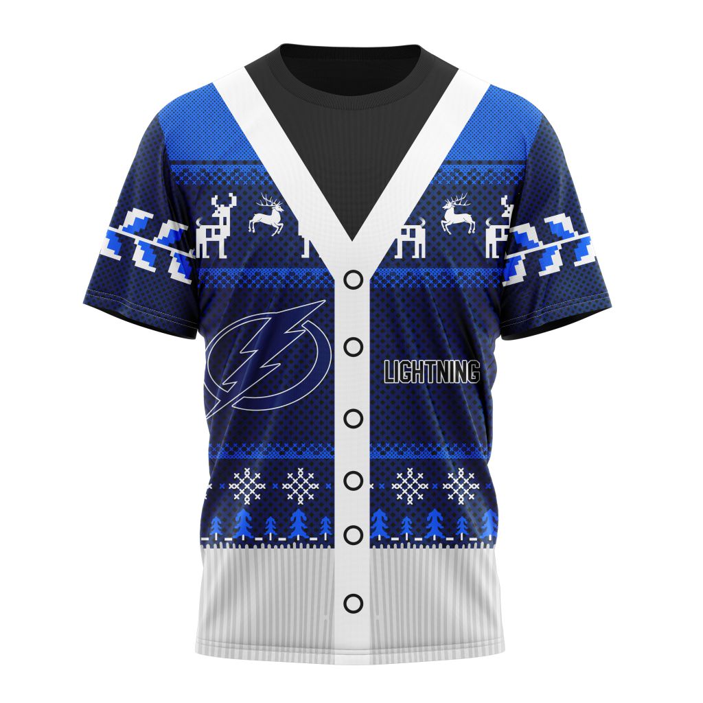 Tampa Bay Lightning Specialized Unisex Sweater For Chrismas Season Personalized Name And Number T-Shirt Oregontrailrvpk Shirt