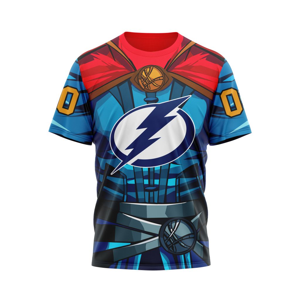 Tampa Bay Lightning X Doctor Strange Specialized Design For Father Day Personalized Name And Number T-Shirt Oregontrailrvpk Shirt
