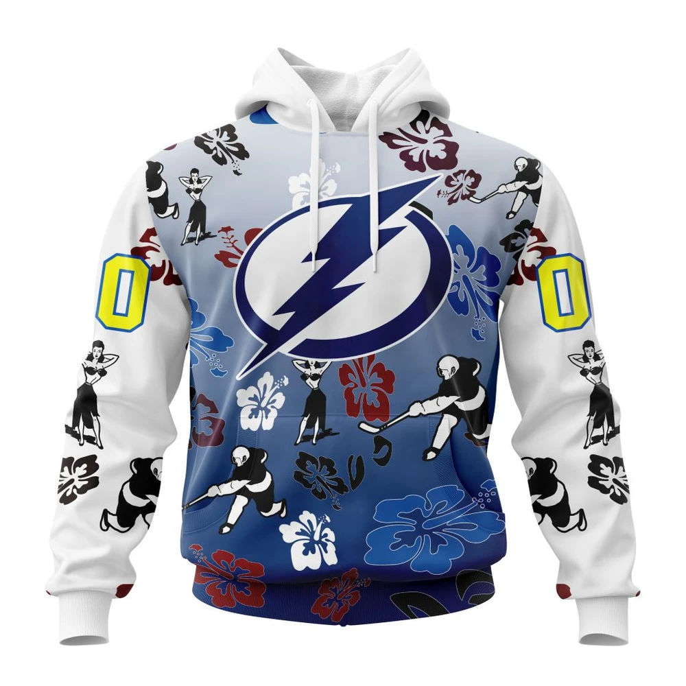 Tampa Bay Lightning X Hawaii Specialized Design For Hawaiia All Over Print Hoodie Style 78946