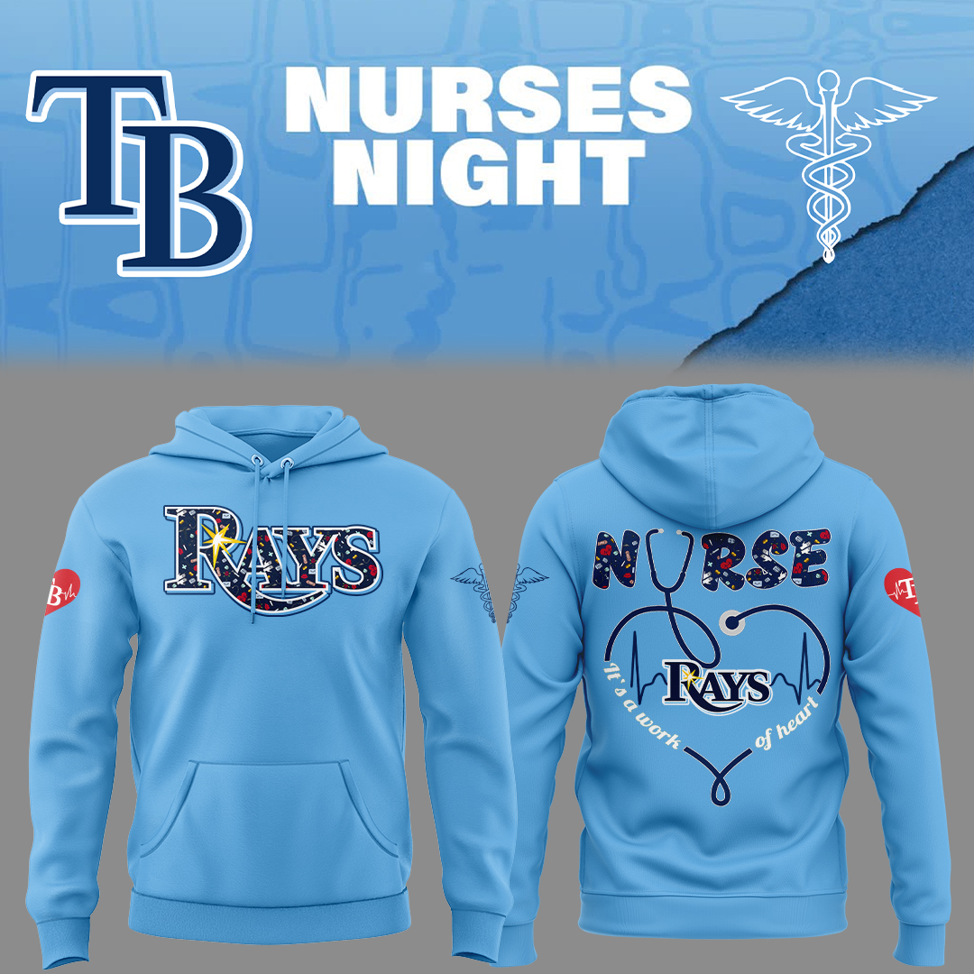 Tampa Bay Rays Nurses Night Hoodie Baseball Coach Gift Ideas