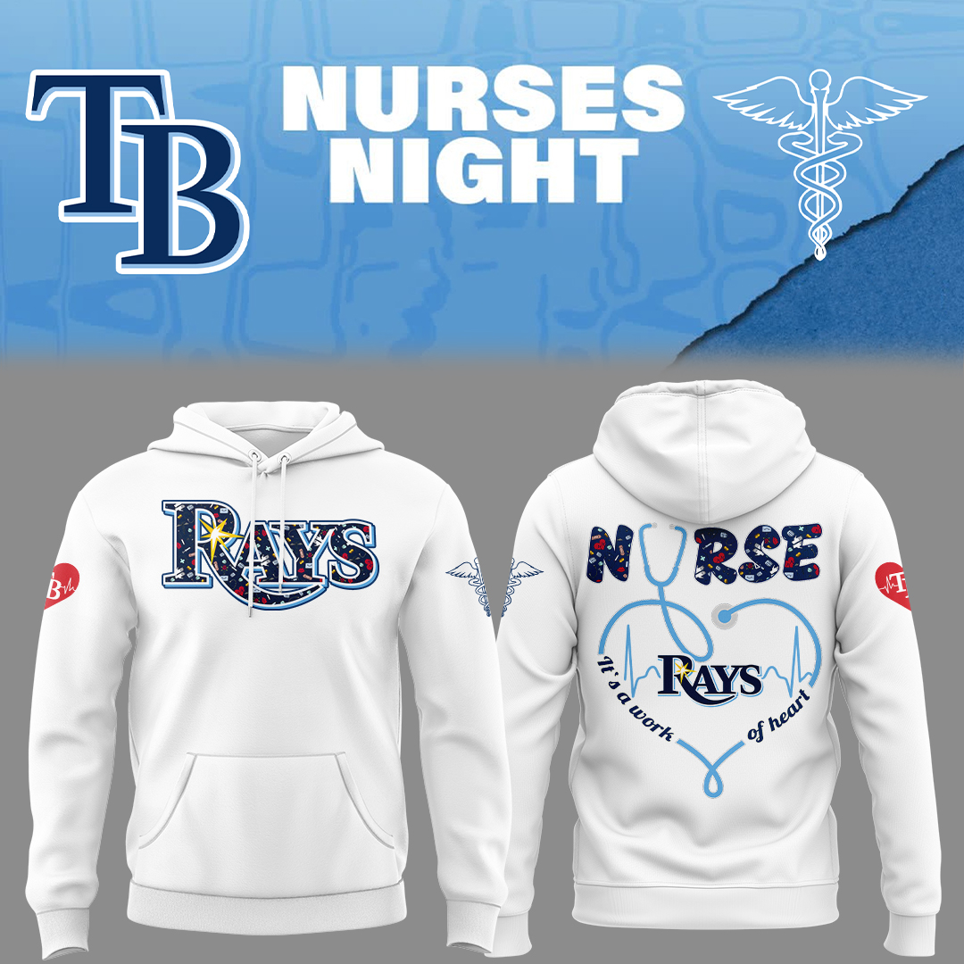 Tampa Bay Rays Nurses Night Hoodie Baseball