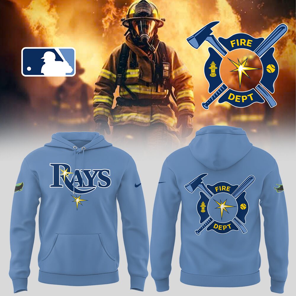 Tampa Bay Rays x Firefighter Appreciation Night Hoodie Unique Baseball Gifts