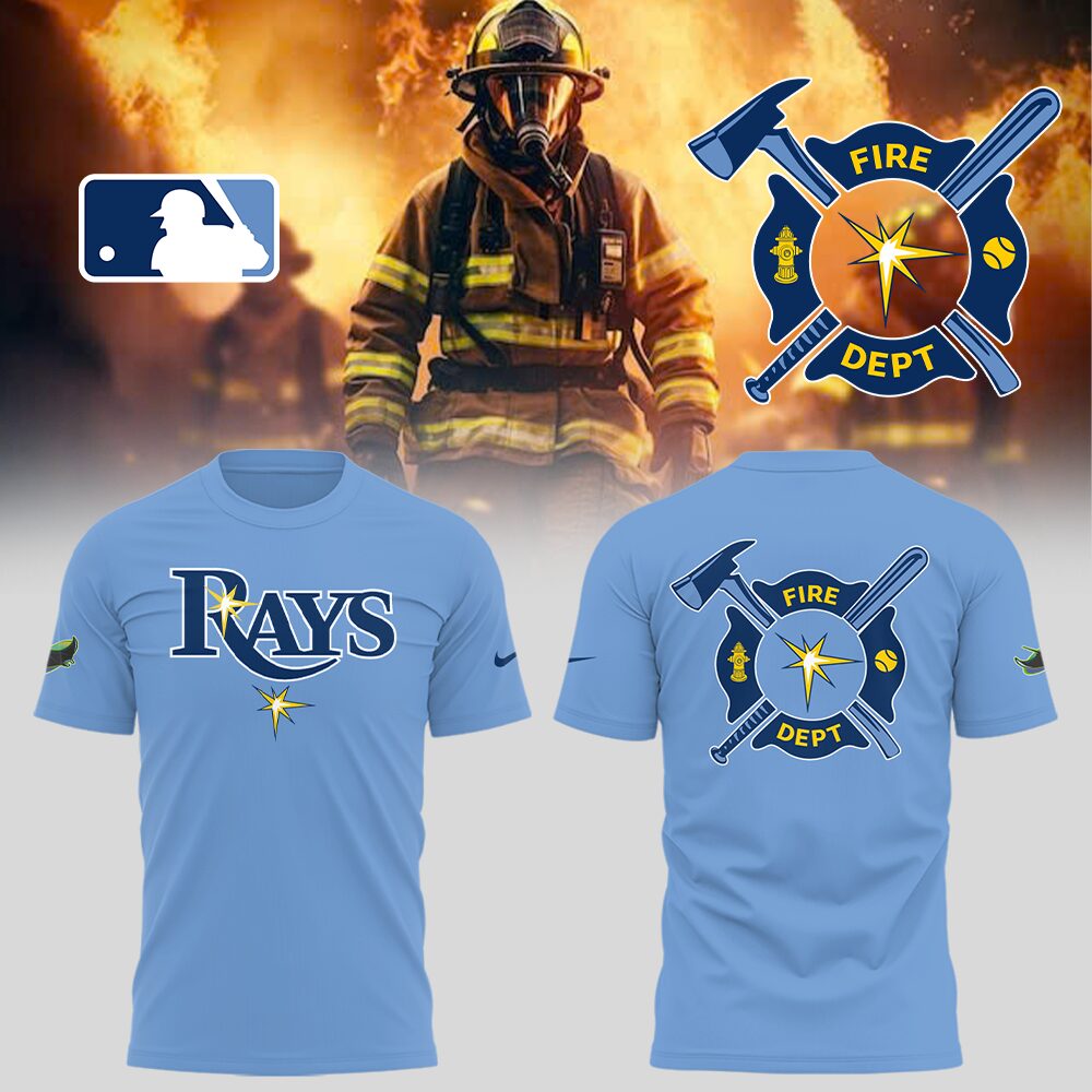 Tampa Bay Rays x Firefighter Appreciation Night T-Shirt Baseball Mom Gifts Oregontrailrvpk Shirt