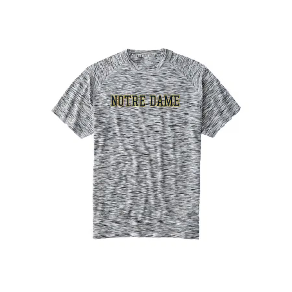 Tasc GRY Notre Dame Fighting Irish Carrollton Space Dye T-Shirt Presents For Football Fans Oregontrailrvpk Shirt