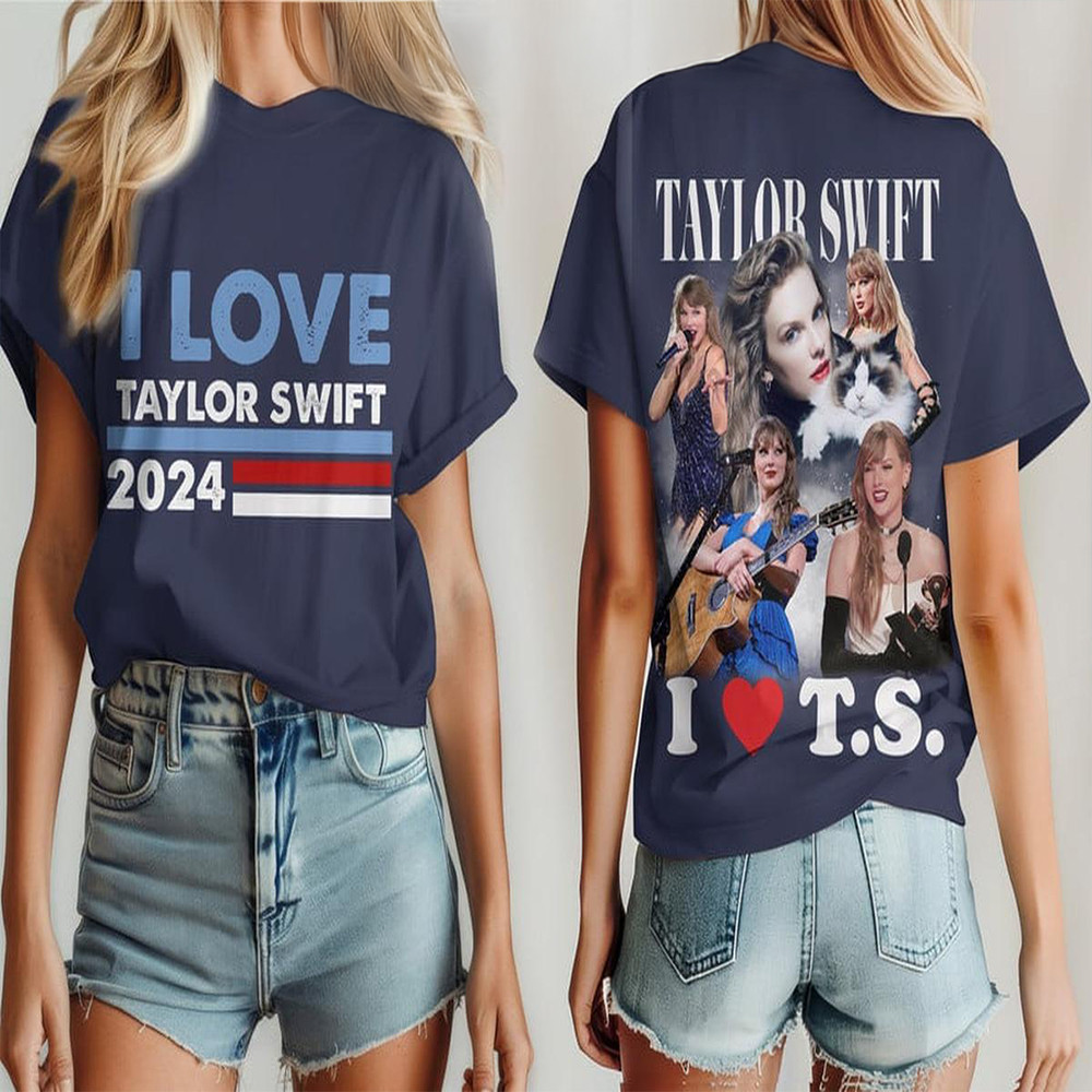 Taylor Swift 2024 I Love T.S T-Shirt TTPD Merch Gifts For Swifties Oregontrailrvpk Shirt