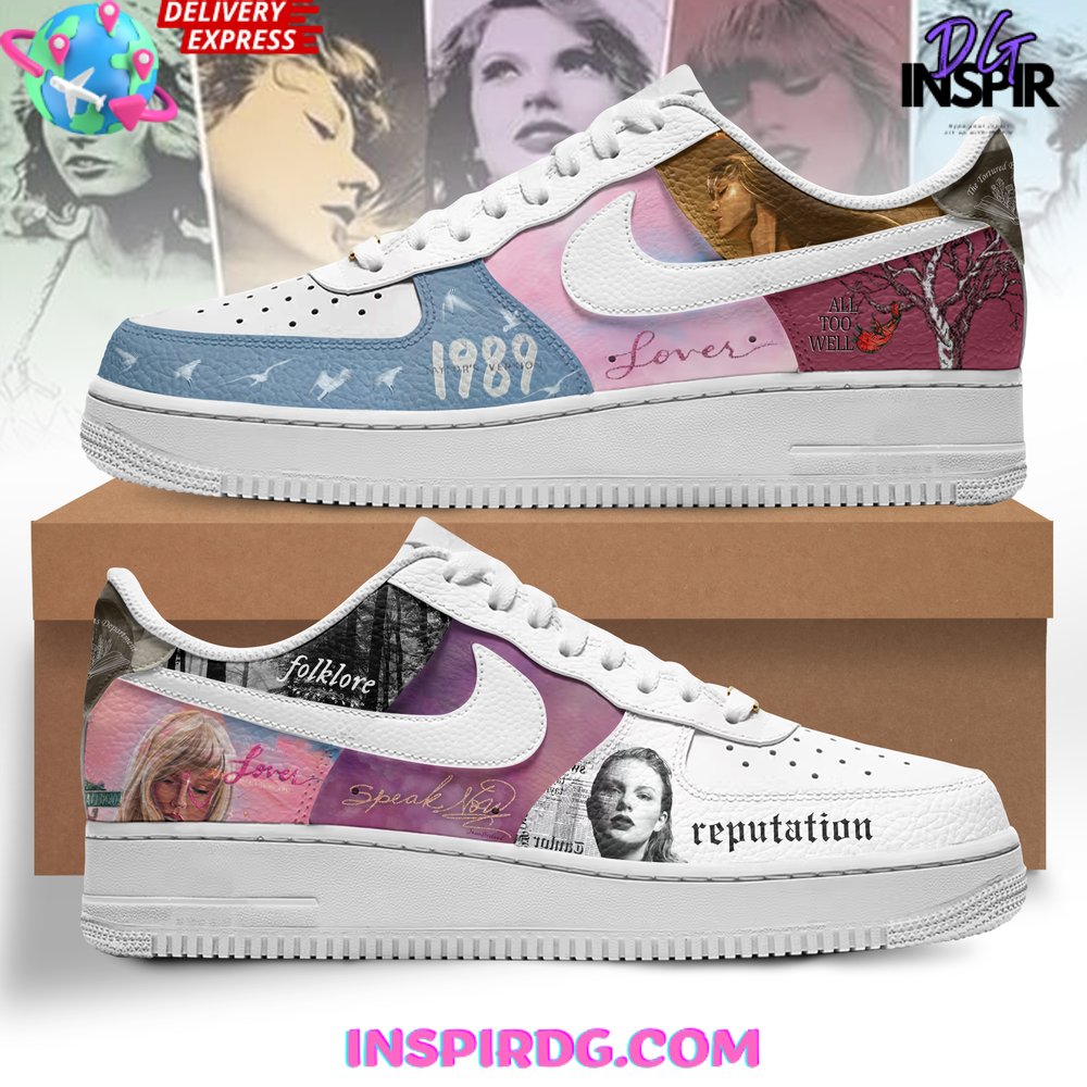 Taylor Swift Album Collection Signature Air Force 1
