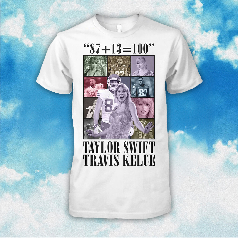 Taylor Swift And Travis Kelce 100 Points T-Shirt For Swifties Oregontrailrvpk Shirt