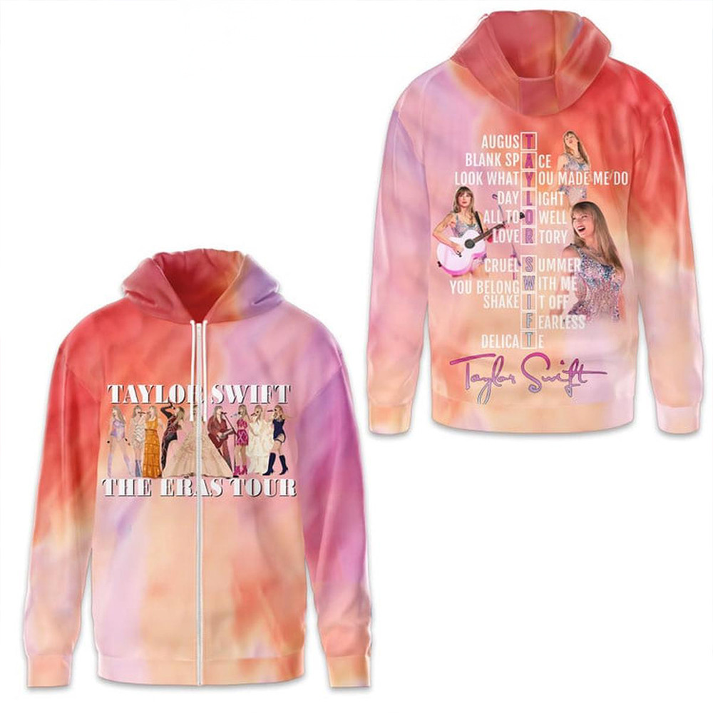 Taylor Swift Love Story Fearless Daylight The Eras Tour Zip Hoodie Gifts For Swifties