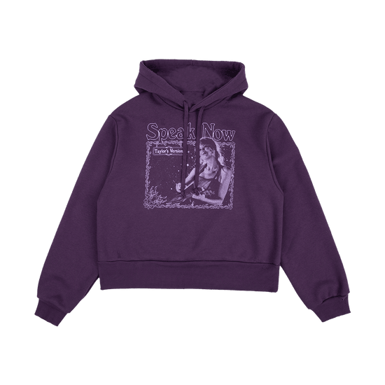 Taylor Swift Merch Hoodie The Story Of Us Purple Crop Hoodie Taylor Swift Tour Merch