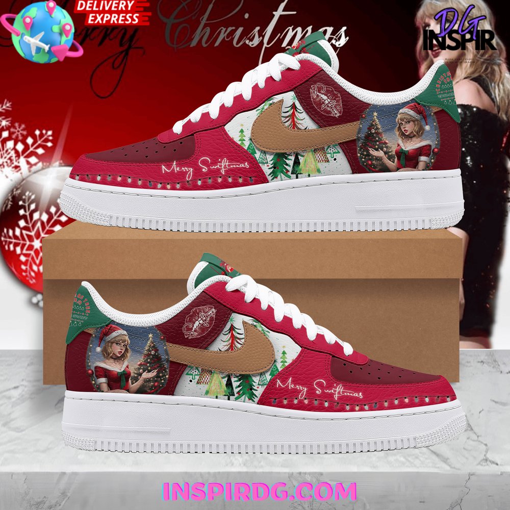 Taylor Swift Merry Christmas Special Edition Air Force 1
