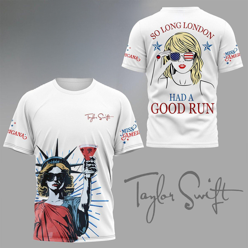Taylor Swift So Long London Had A Good Run Shirtwifties T-Shirt For Taylor Fan Oregontrailrvpk Shirt
