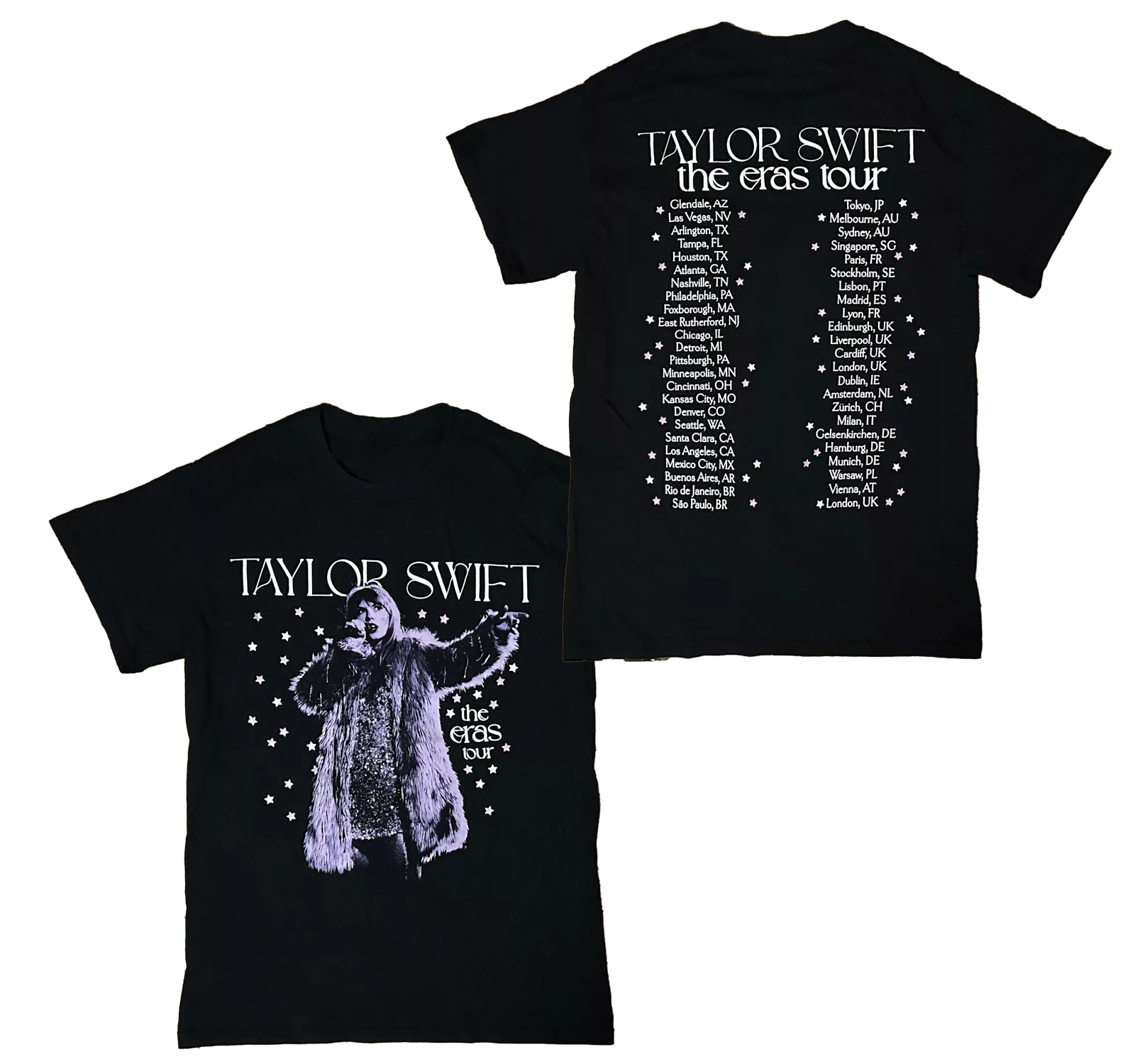 Taylor Swift The Eras Tour Official Merch T-Shirt For Swifties Oregontrailrvpk Shirt
