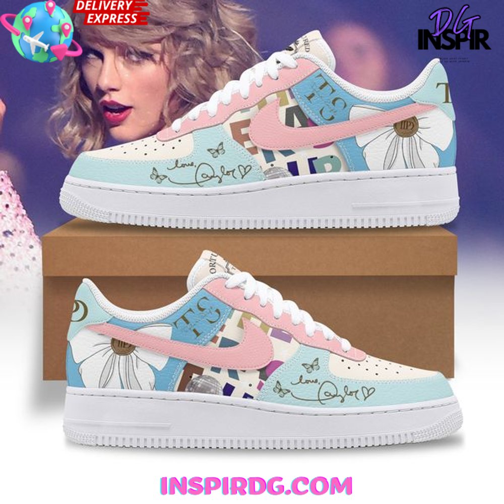 Taylor Swift Tortured Poets Department Air Force 1 Shoes