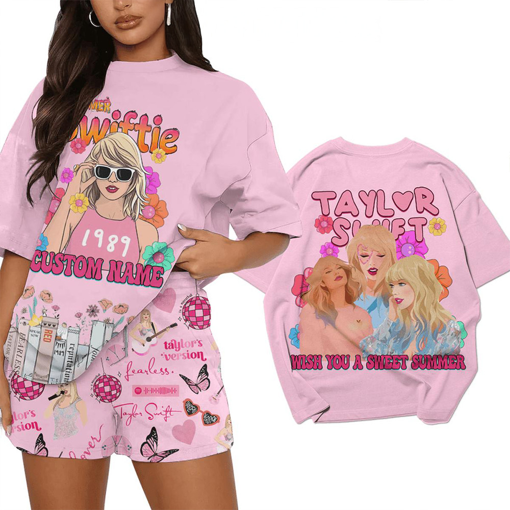 Taylor Swift Wish You A Sweet Summer T-Shirt And Short Pants Set Gifts For Swifties Oregontrailrvpk Shirt