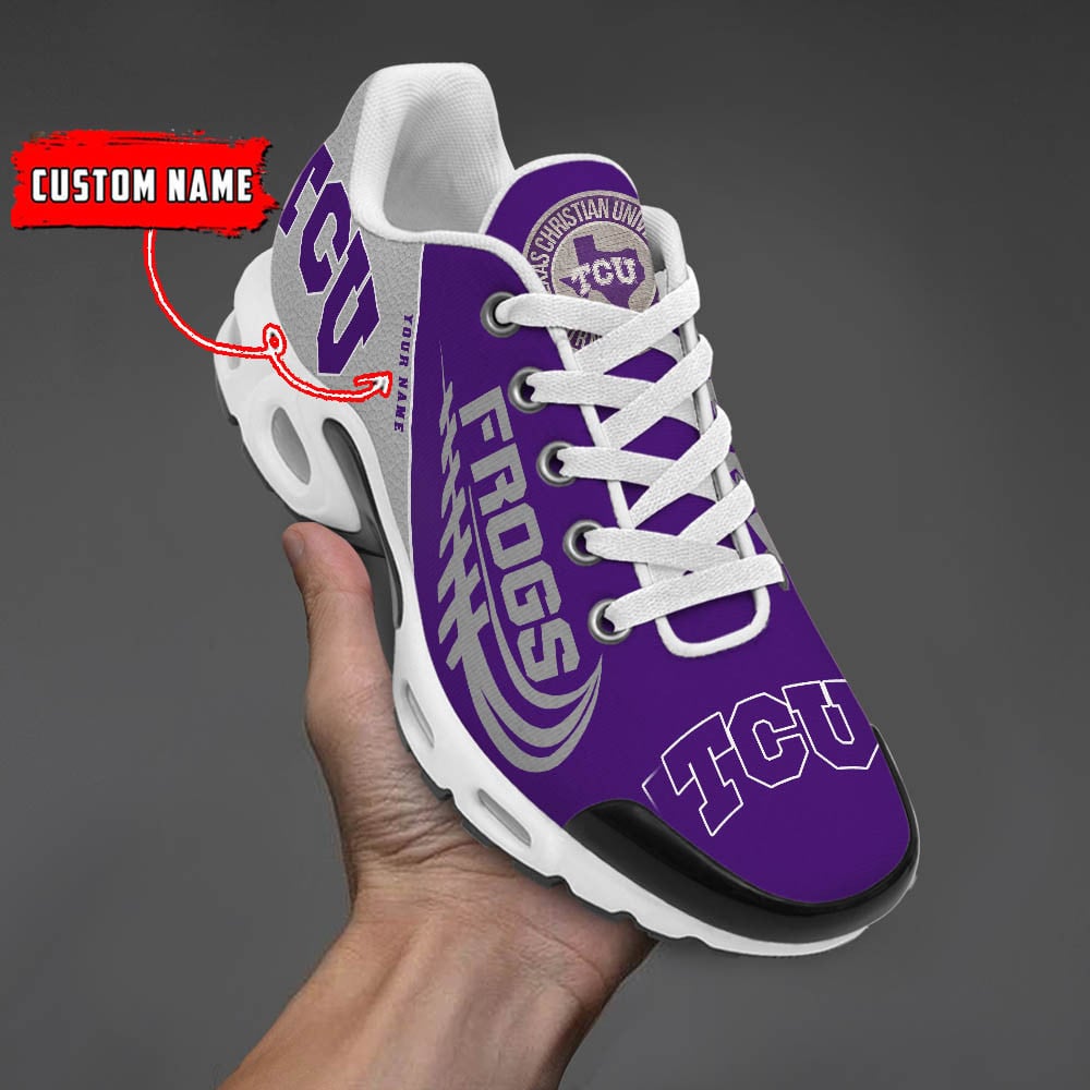 TCU Horned Frogs Air Max Plus Shoes Sneakers For Men And Women