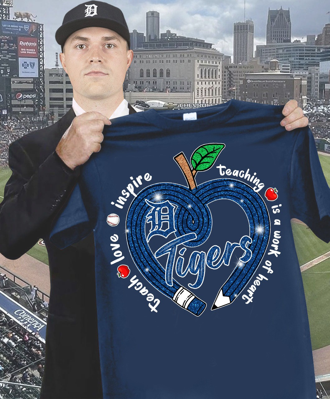 Teach Love Inspire Auburn Tigers Shirt Honor Teachers Day Gifts For Auburn Fans For Him Her Oregontrailrvpk Shirt