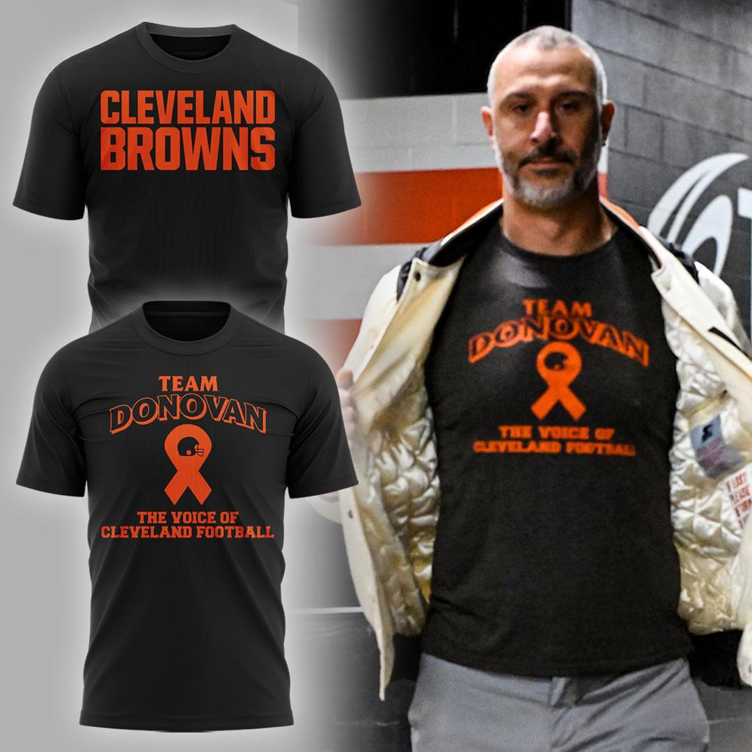 Team Donovan Cleveland Browns Limited New T-Shirt Best Gifts For Basketball Lovers Oregontrailrvpk Shirt