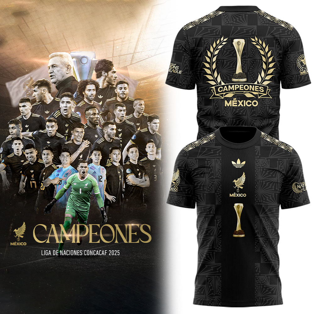 Team Mexico - Champions Concacaf Nations League T-Shirt Best Presents For Soccer Players Oregontrailrvpk Shirt