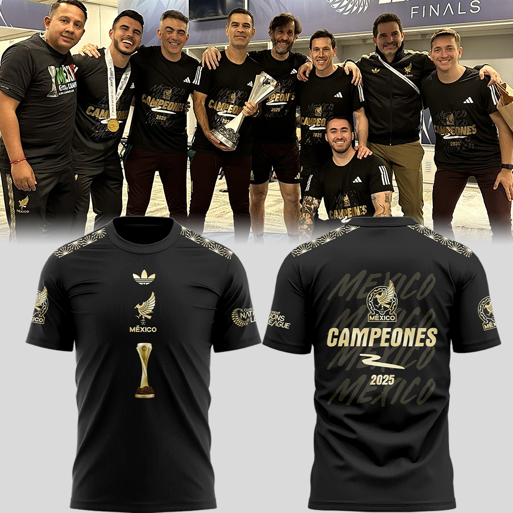 Team Mexico - Champions Concacaf Nations League T-Shirt Top Gifts For Soccer Players Oregontrailrvpk Shirt