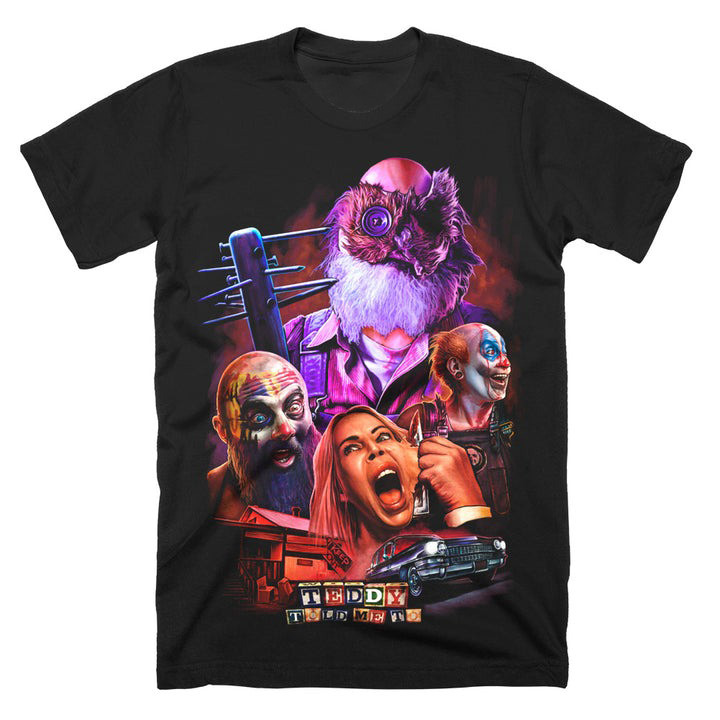 Teddy Told Me To Batter Up T-Shirt Presents For Horror Fans Oregontrailrvpk Shirt