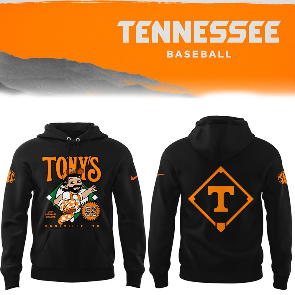 Tennessee Baseball x TONY'S Hoodie Baseball