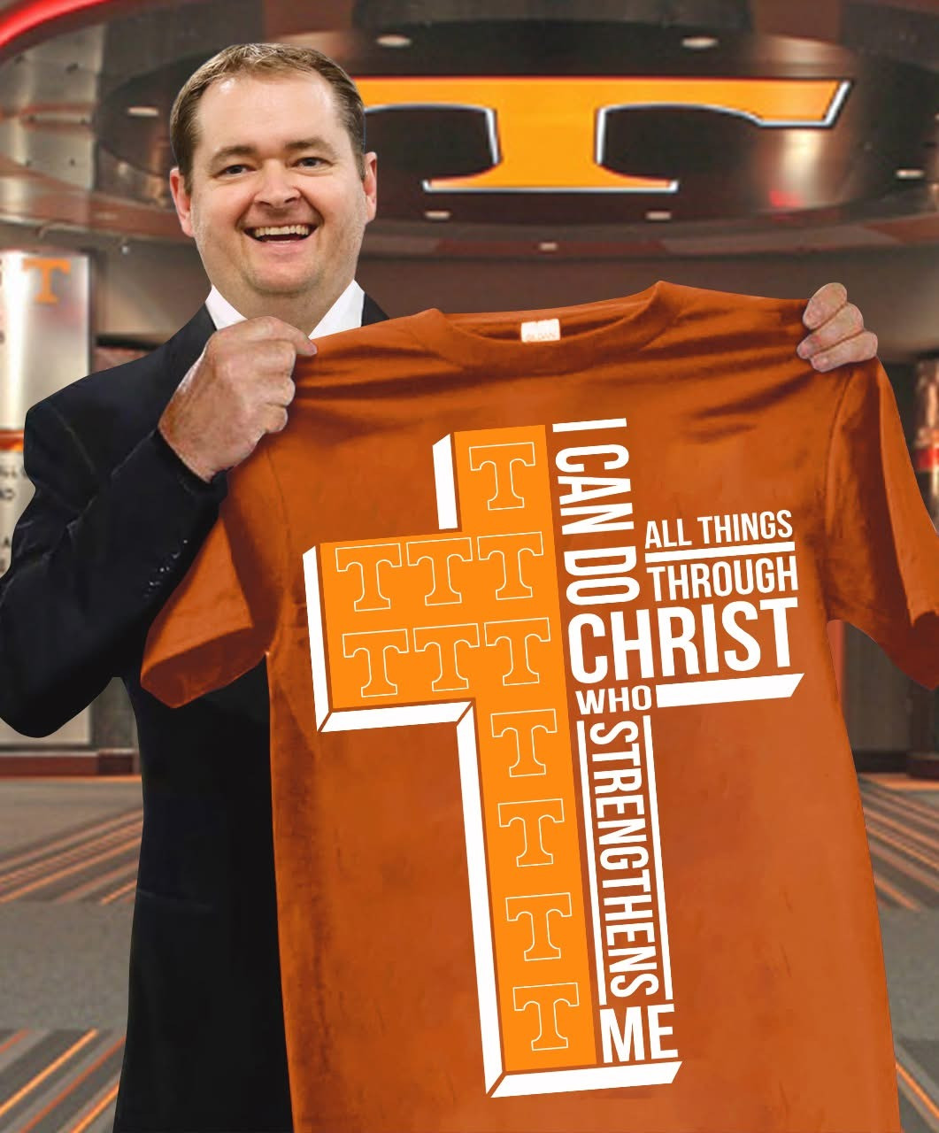 Tennessee Faith T-Shirt I Can Do All Things Through Christ Who Strengthens Me Oregontrailrvpk Shirt