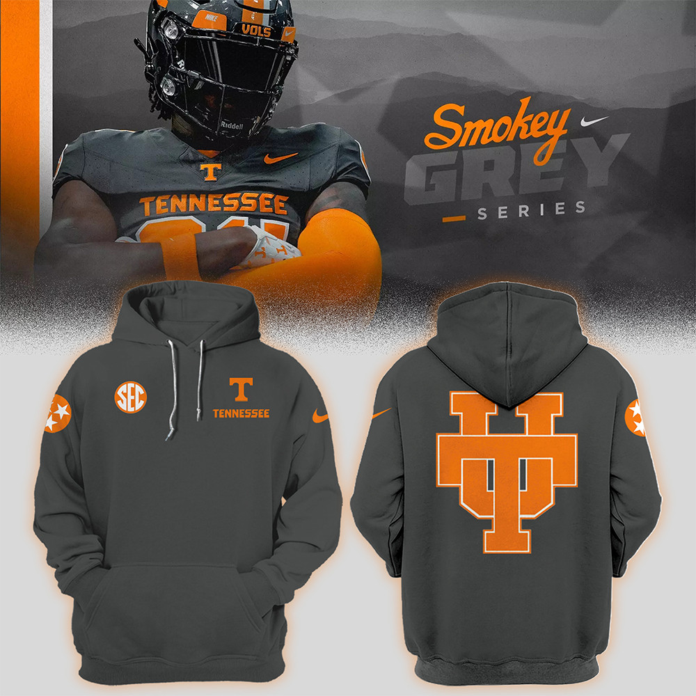 Tennessee Football 2024 Smokey Grey Series Limited Hoodie Best Gift For Football Lovers