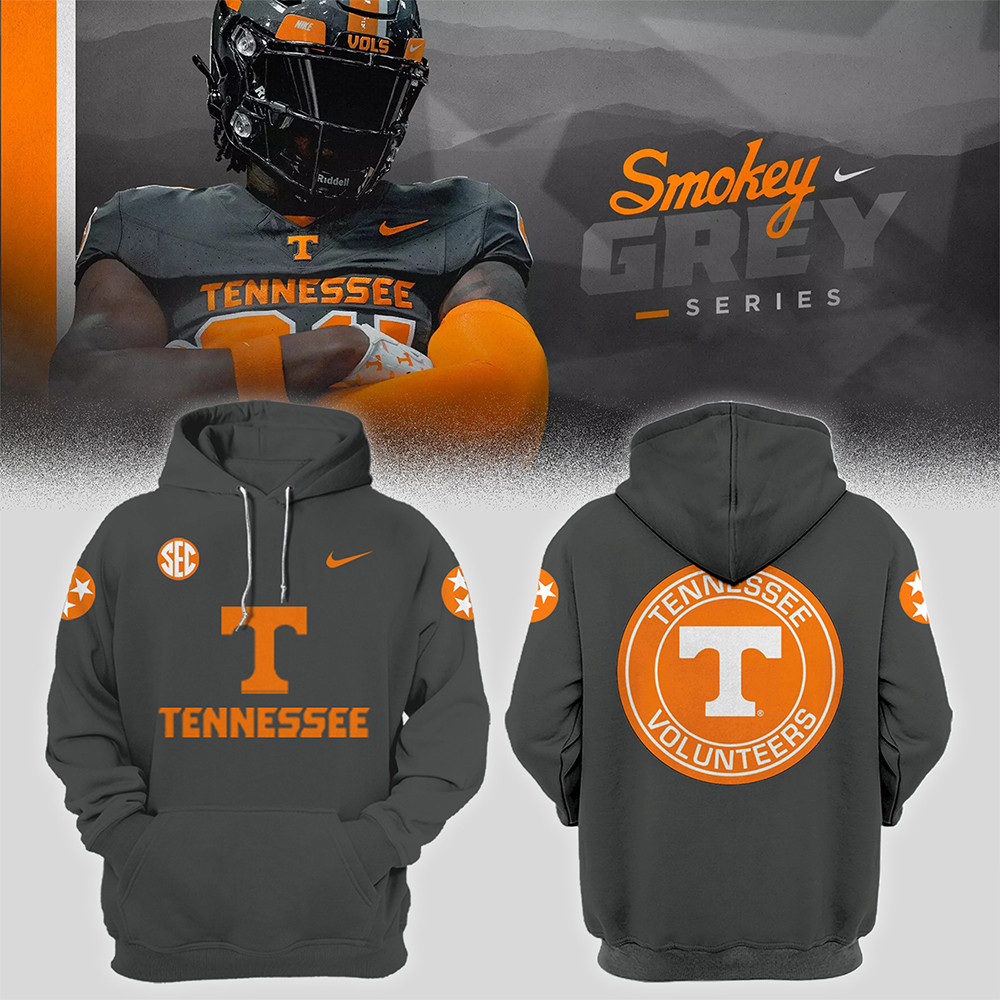 Tennessee Football 2024 Smokey Grey Series Limited Hoodie Football Gifts
