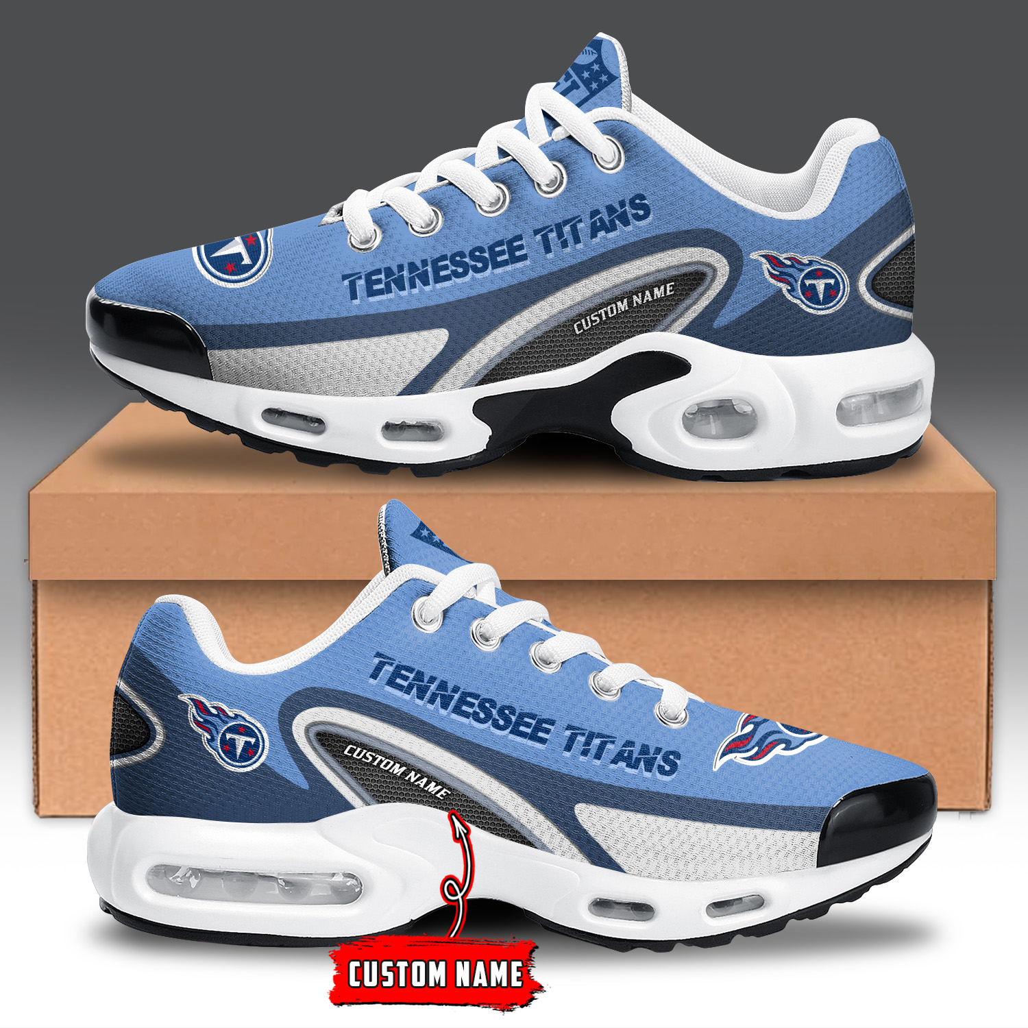 Tennessee Titans Air Max Plus Shoes Sneakers For Men And Women
