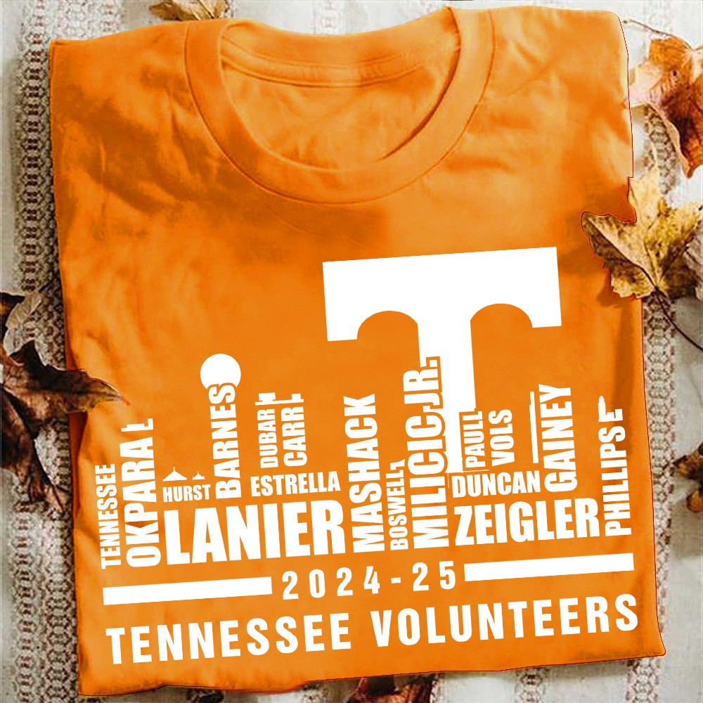 Tennessee Volunteers 2024 2025 Players Legends T-Shirt Tennessee Vols Oregontrailrvpk Shirt