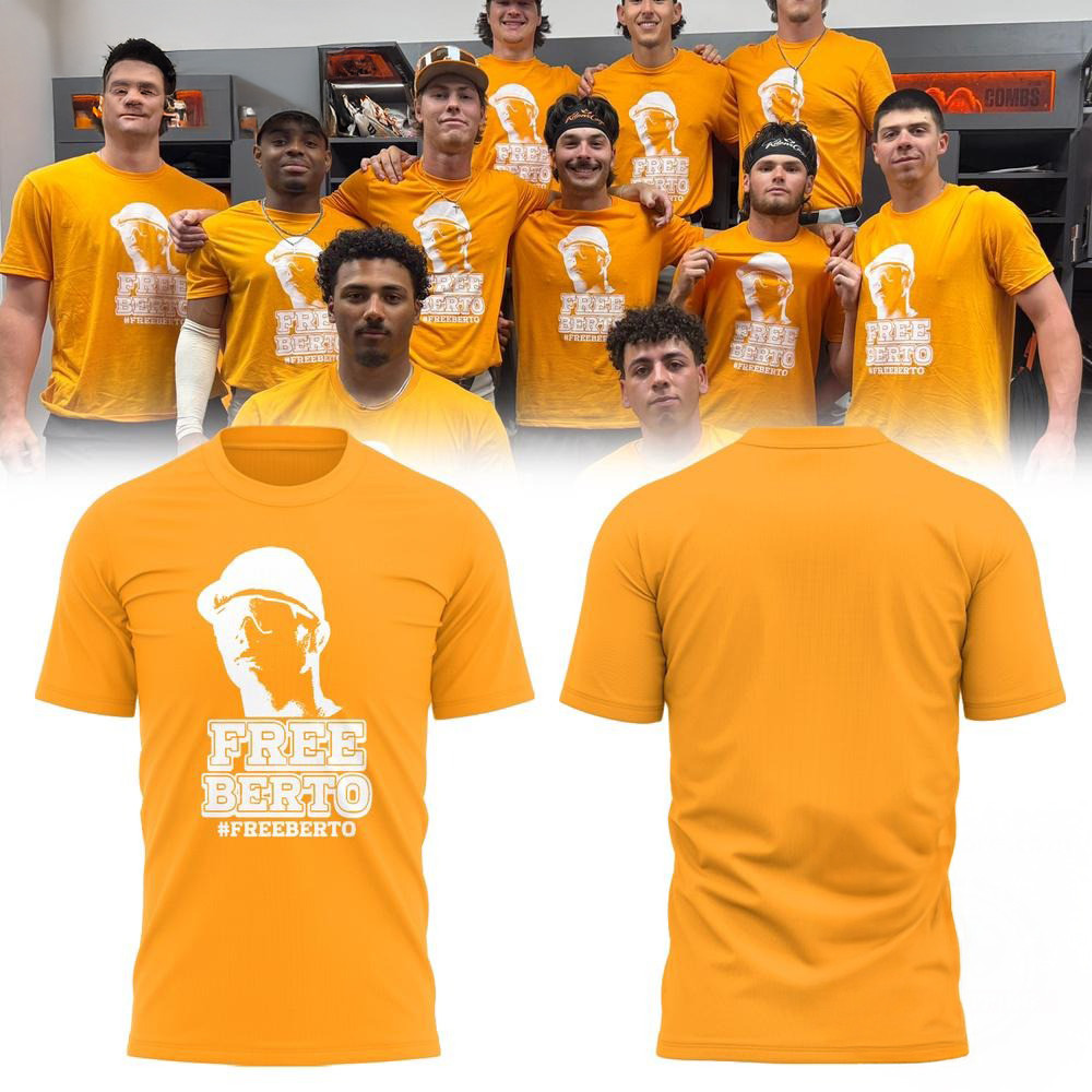Tennessee Volunteers Baseball x Free Berto 3D Shirt Best Gift For A Basketball Fan Oregontrailrvpk Shirt