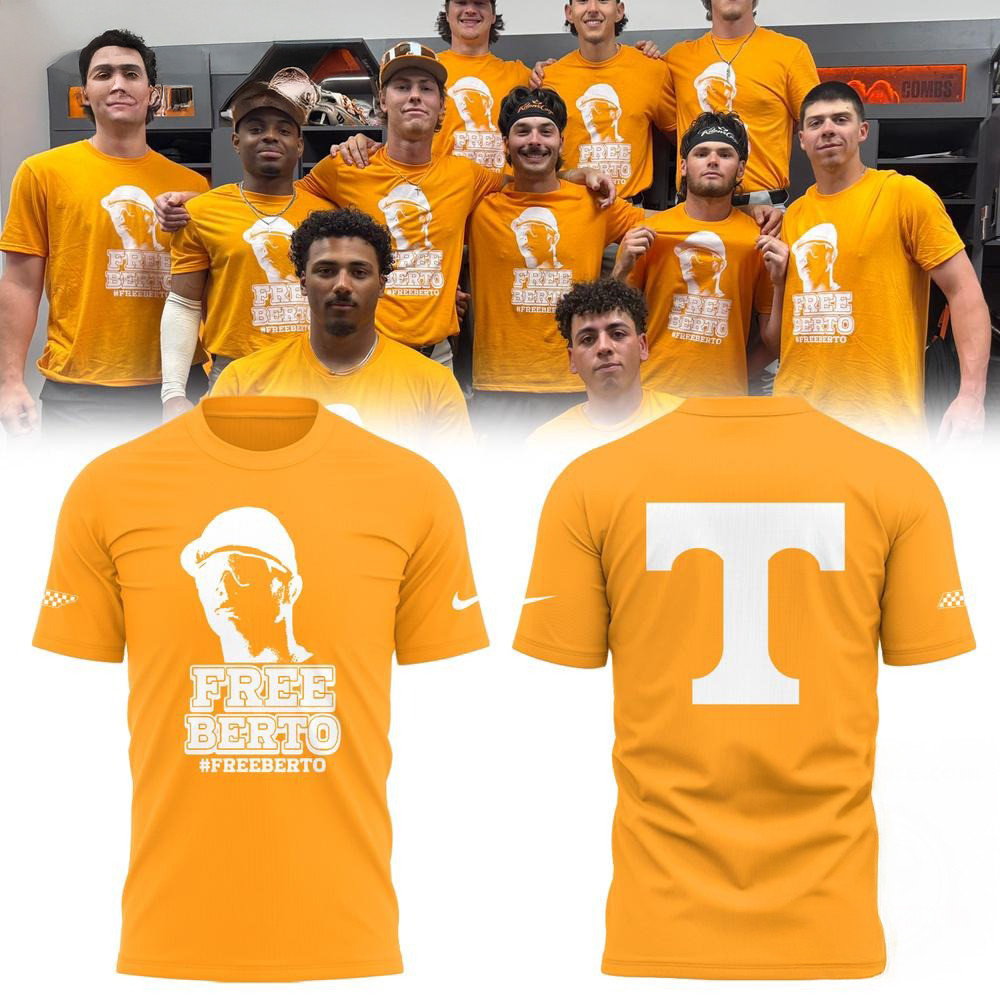 Tennessee Volunteers Baseball x Free Berto 3D Shirt Cool Gifts For Basketball Fans Oregontrailrvpk Shirt