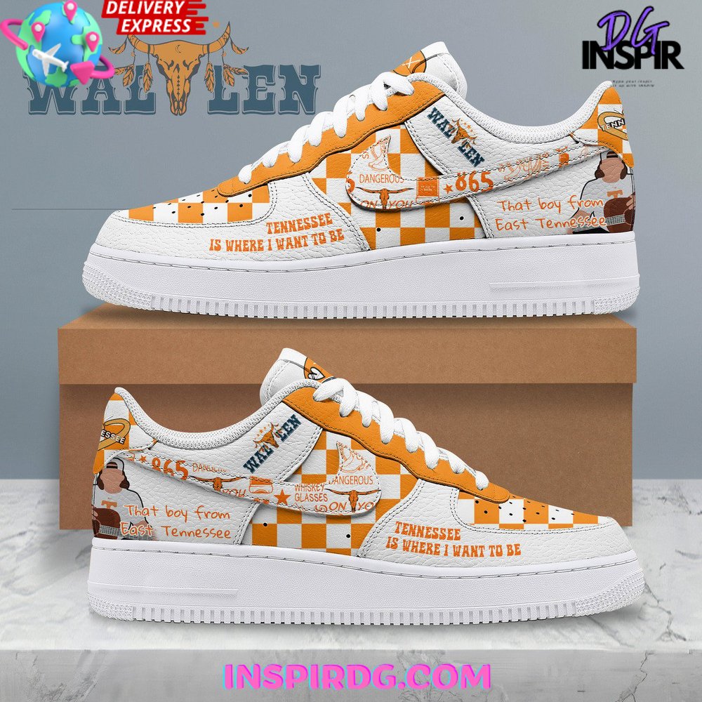 Tennessee Volunteers Collab Morgan Wallen Air Force 1 Sneaker