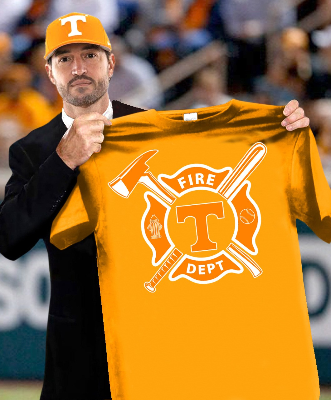 Tennessee Volunteers Firefighter Dept T-Shirt Honor Fireman Oregontrailrvpk Shirt