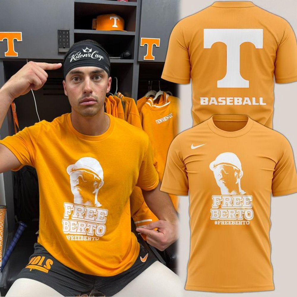 Tennessee Volunteers Free Berto Special T-Shirt Presents For Football Fans Oregontrailrvpk Shirt